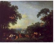 Francesco Zuccarelli Landscape with the Rape of Europa oil painting on canvas
